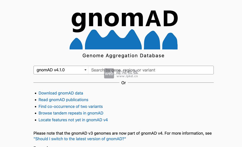 基因组聚合数据库是一个由Broad Institute开发的大型基因组数据资源
