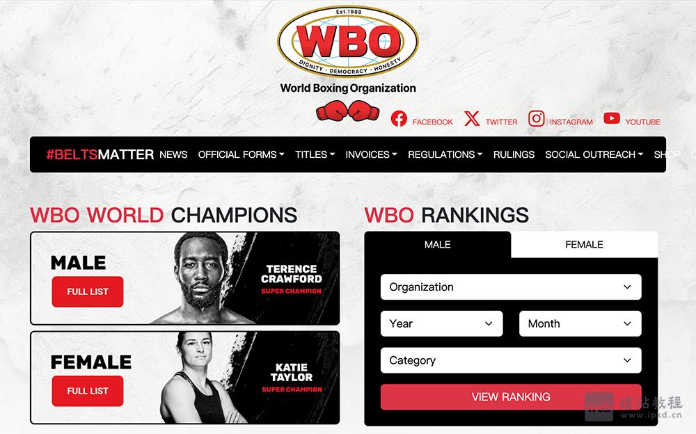 世界拳击积分排名：用于评估和记录拳击手在国际比赛中的平台