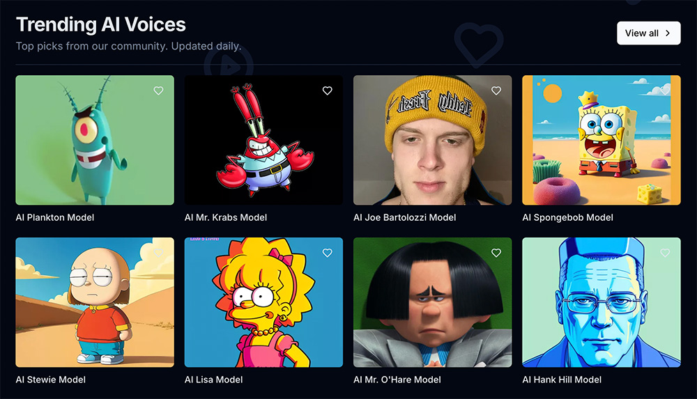 VoiceDub:超过10,000种AI语音的庞大库